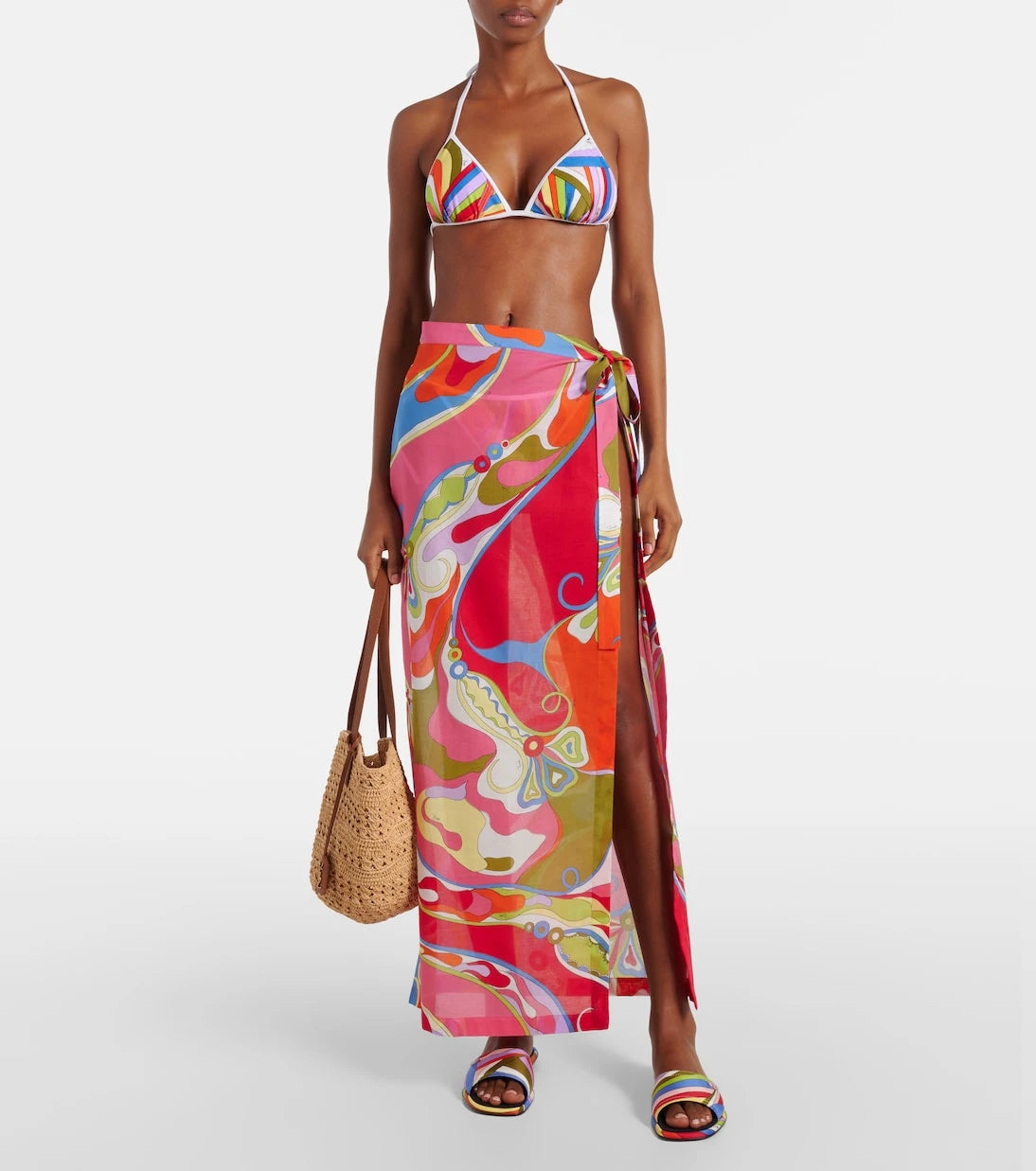 Pucci - Printed bikini bottoms