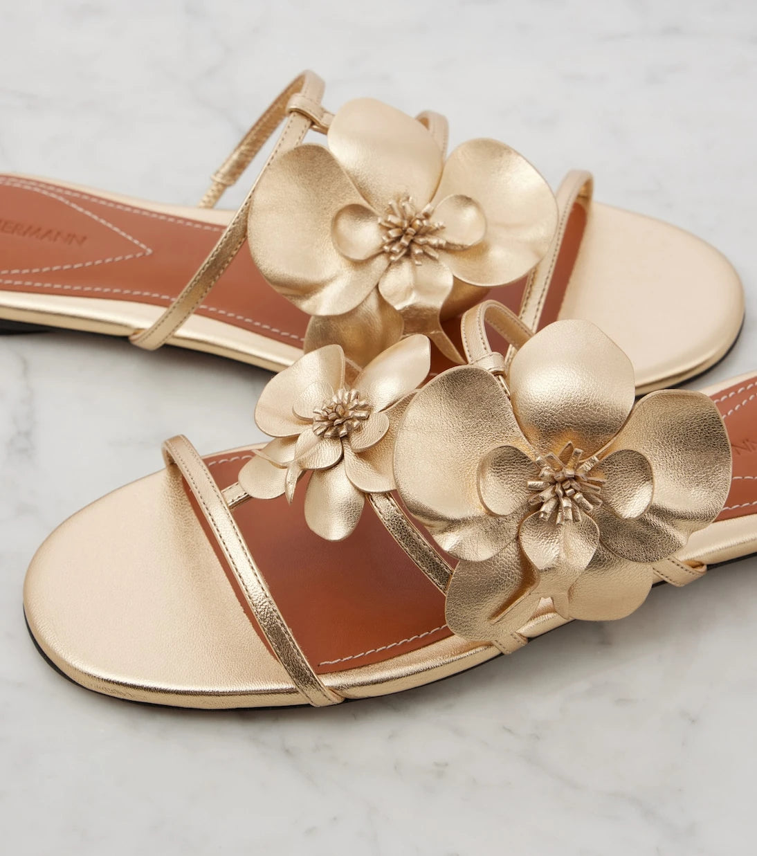 Zimmermann - Orchid metallic leather sandals