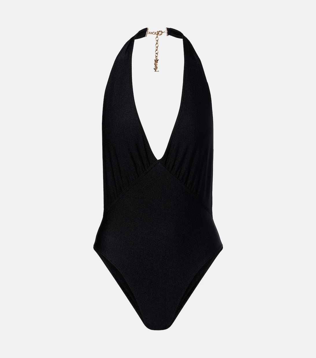 Saint Laurent - Cassandre halterneck swimsuit