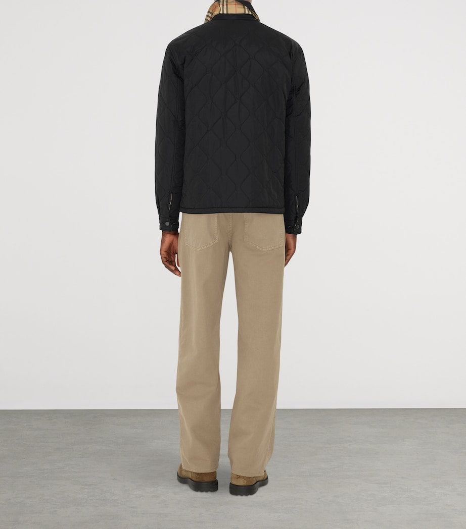 Burberry Black Reversible Quilted Jacket