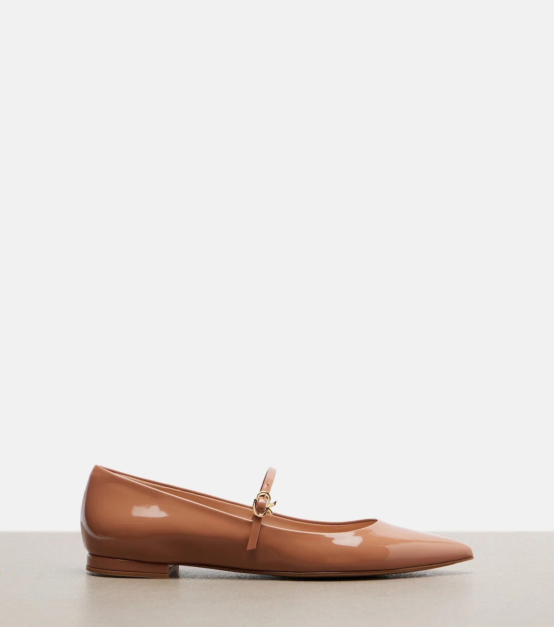 Gianvito Rossi - Patent leather Mary Jane flats