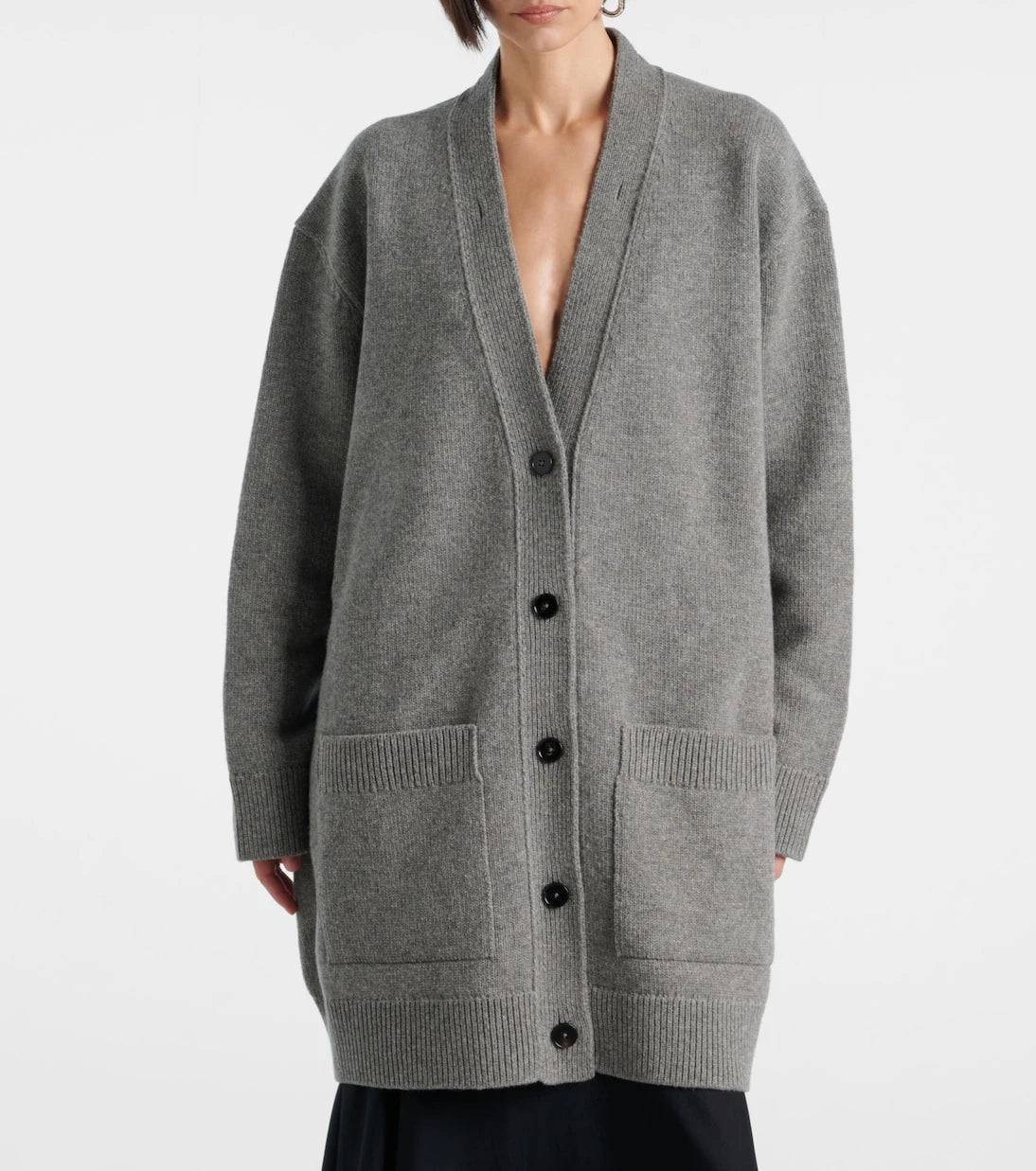 Jil Sander - Wool, cotton, and cashmere-blend cardigan