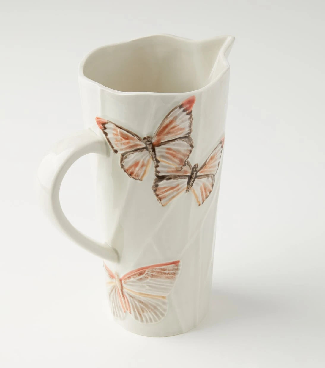 Bordallo Pinheiro - Cloudy Butterflies pitcher by Claudia Schiffer