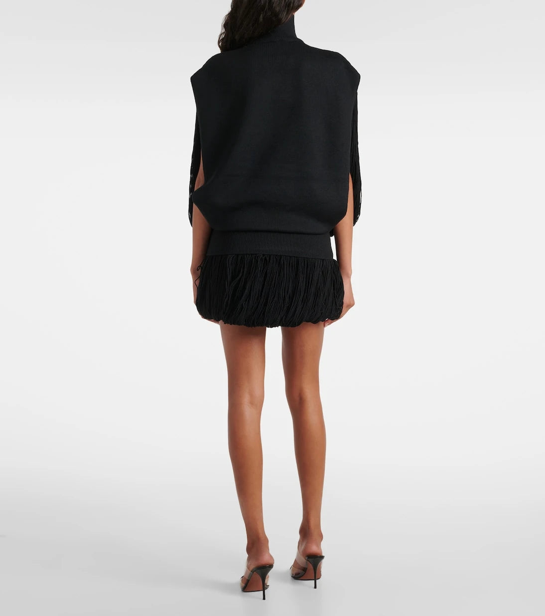 Alaïa - Fringed wool sweater
