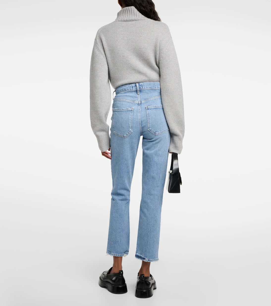 Agolde - Riley high-rise straight jeans