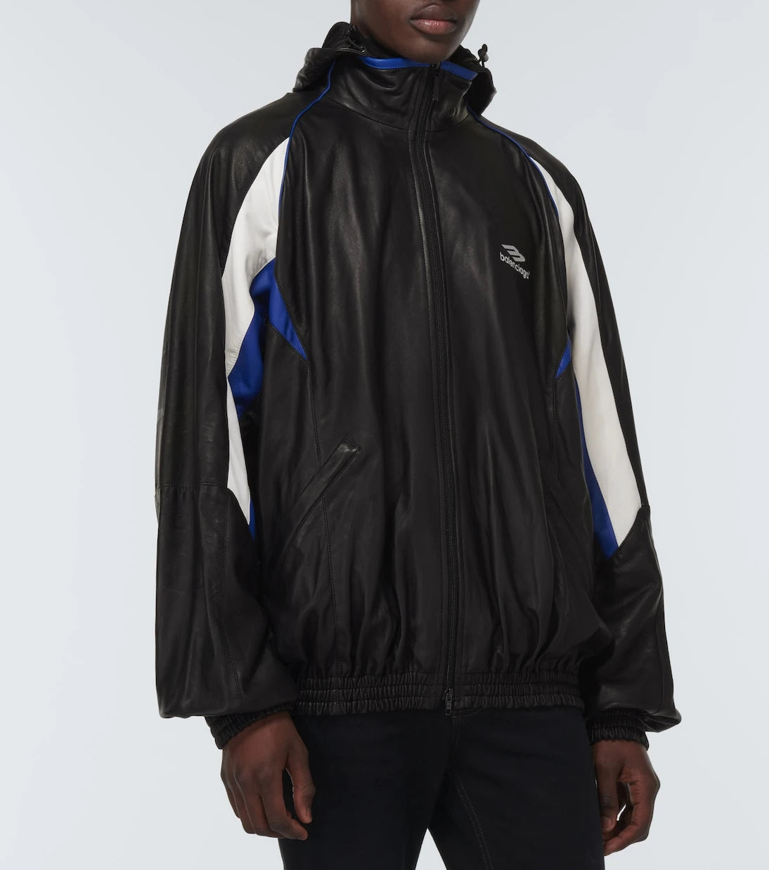 Balenciaga - Leather hoodie