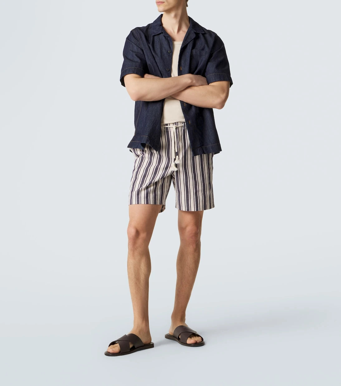 Orlebar Brown - Alex striped cotton shorts