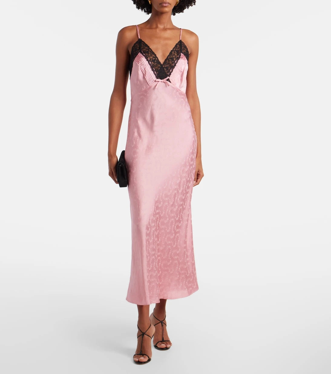 Rixo - Alberta floral satin jacquard midi dress