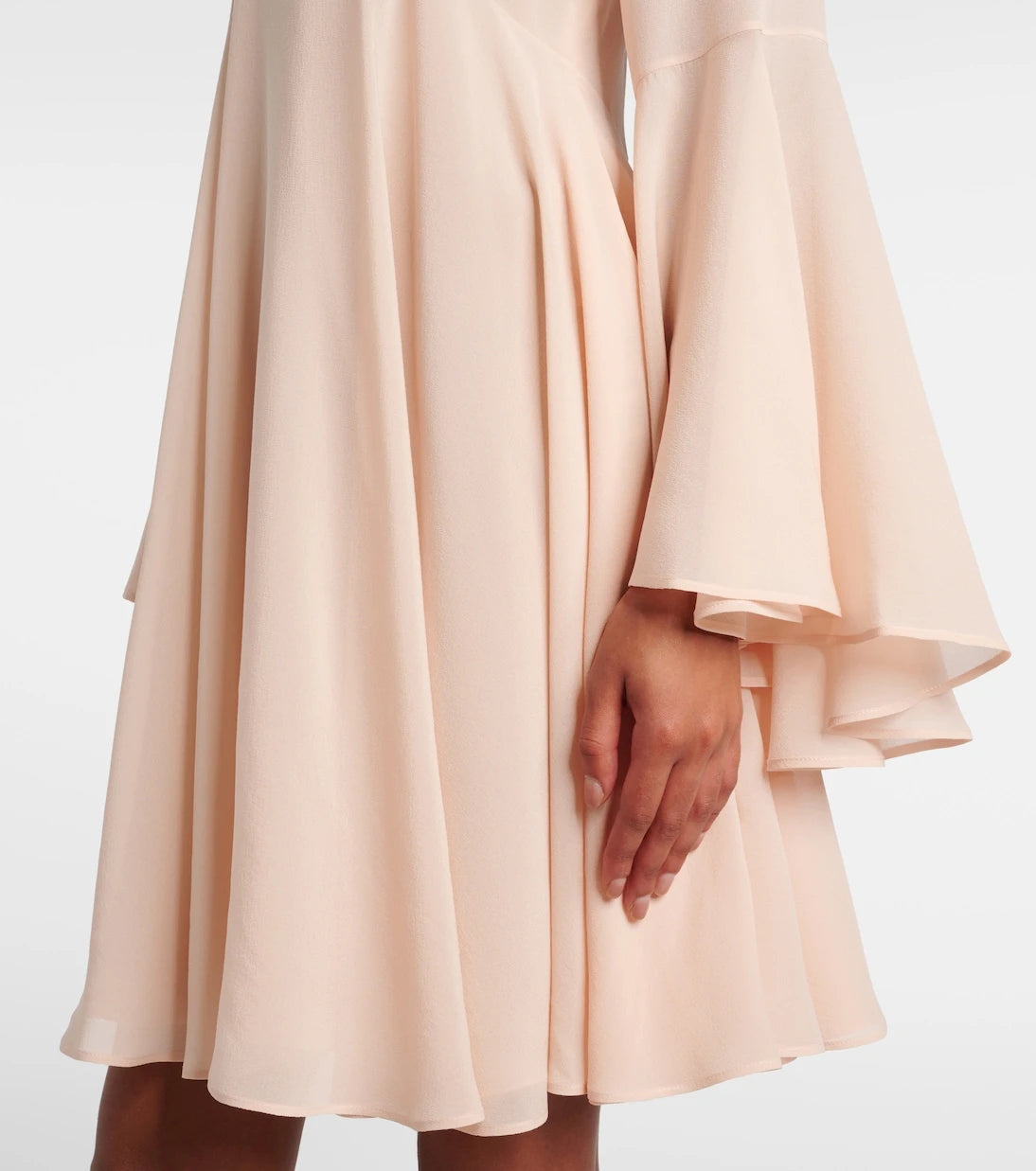Chloé - Silk georgette minidress