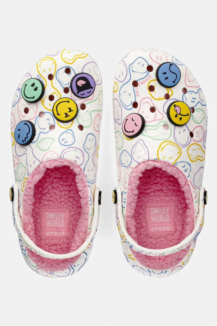 Crocs Smiley Classic Lined Clog