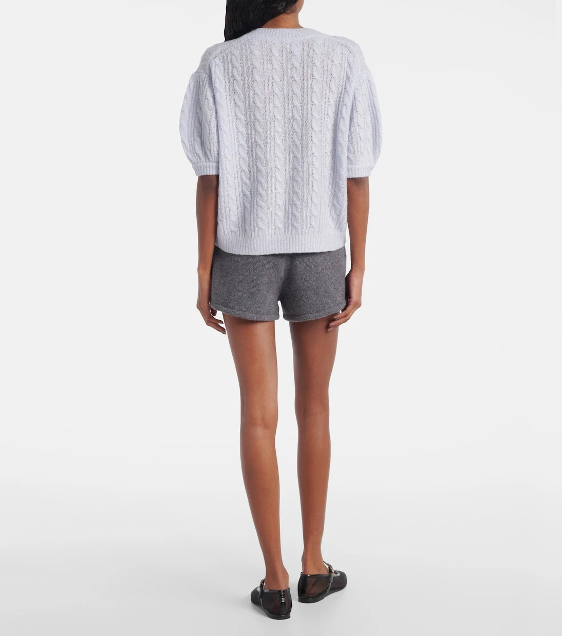 Lisa Yang - Kenzie cable-knit cashmere and silk sweater