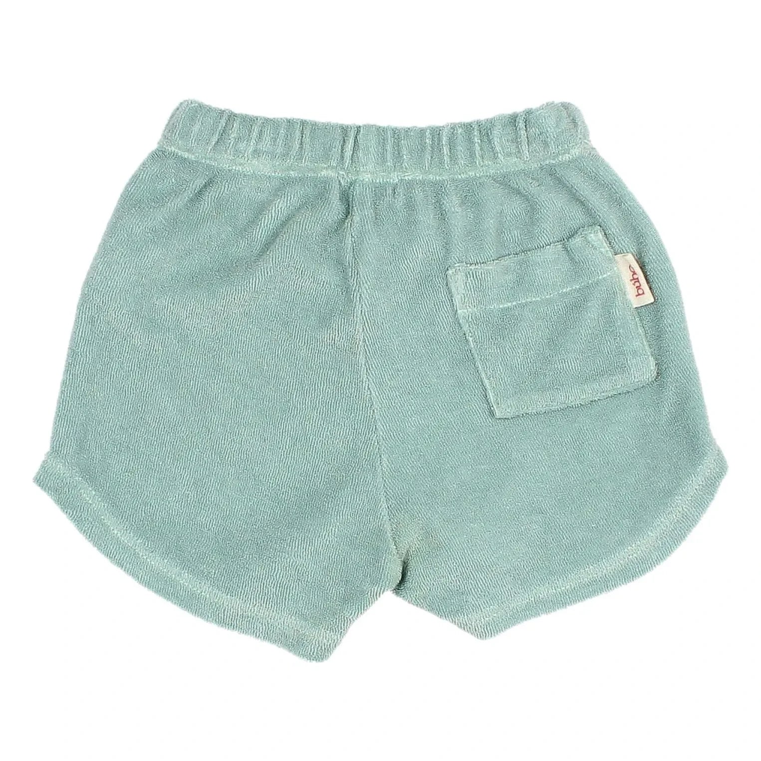 Búho - Towelling shorts | Green water