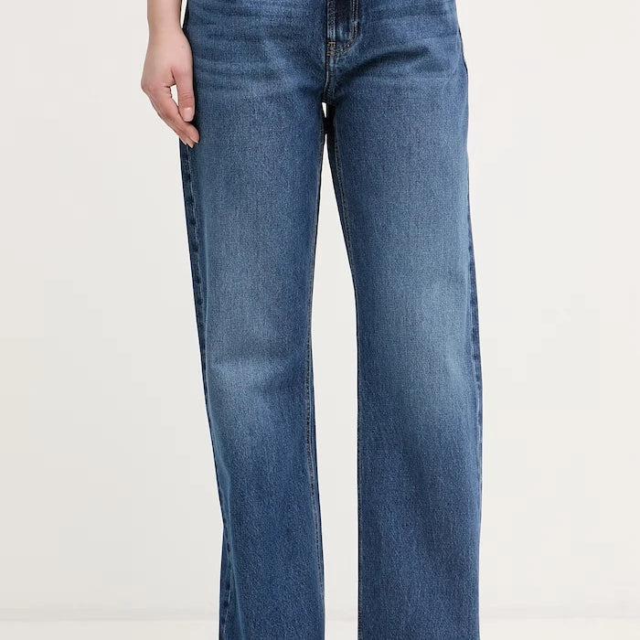 Calvin Klein Jeans дънки straight дамски