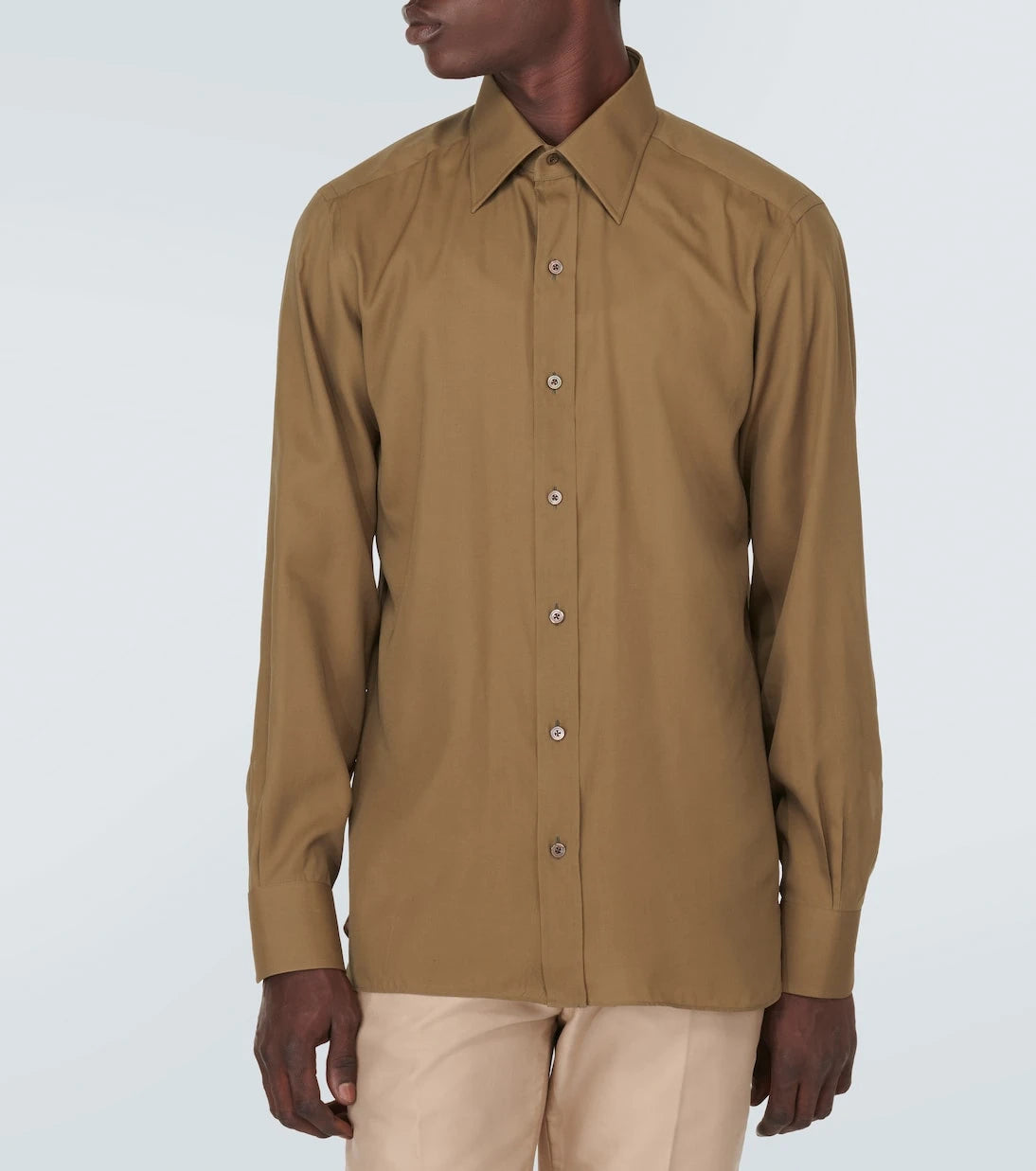 Tom Ford - Silk poplin shirt