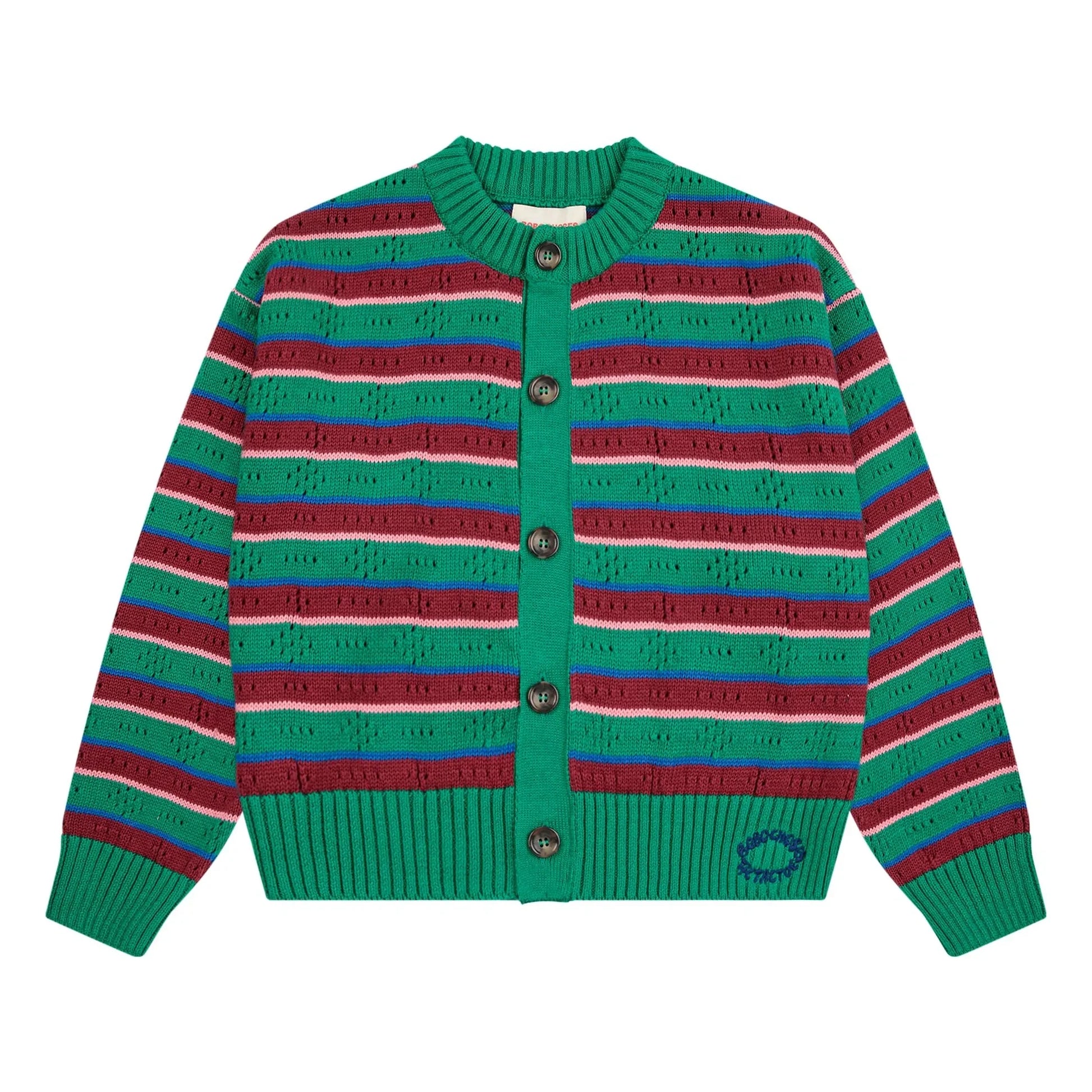 Bobo Choses - Striped Organic Cotton Vest | Green