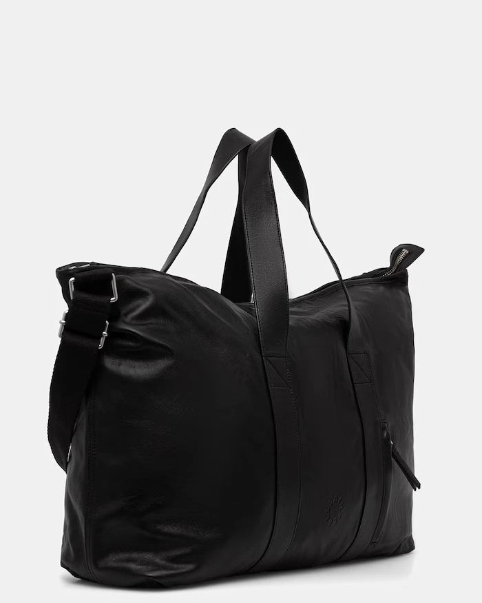 AllSaints erkek deri seyahat çantası KEI
