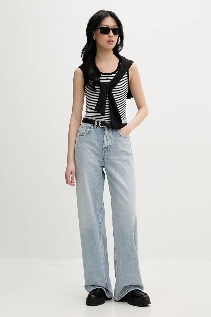Tommy Jeans дънки wide leg дамски