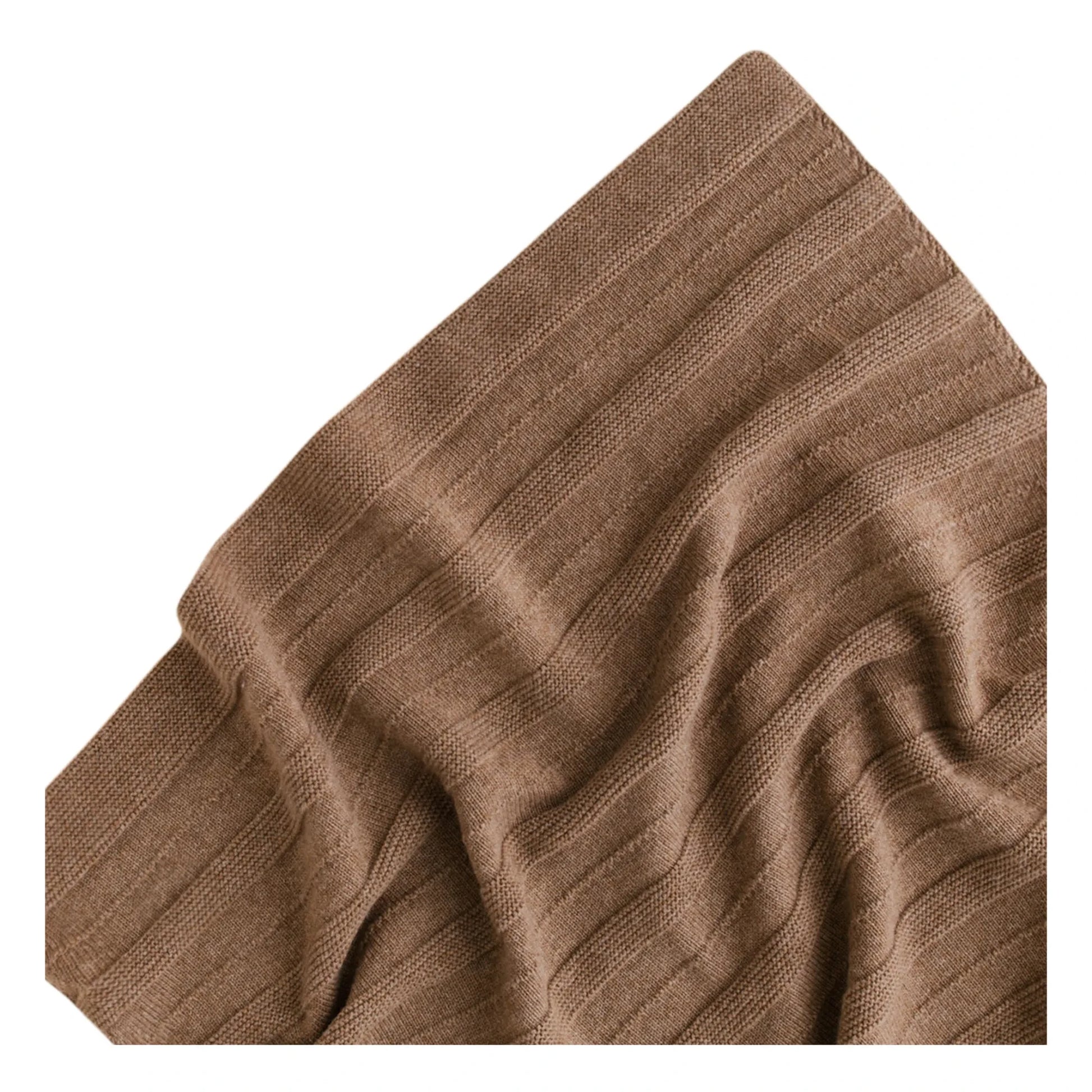 Hvid - Holly Merino Wool Blanket | Chocolate