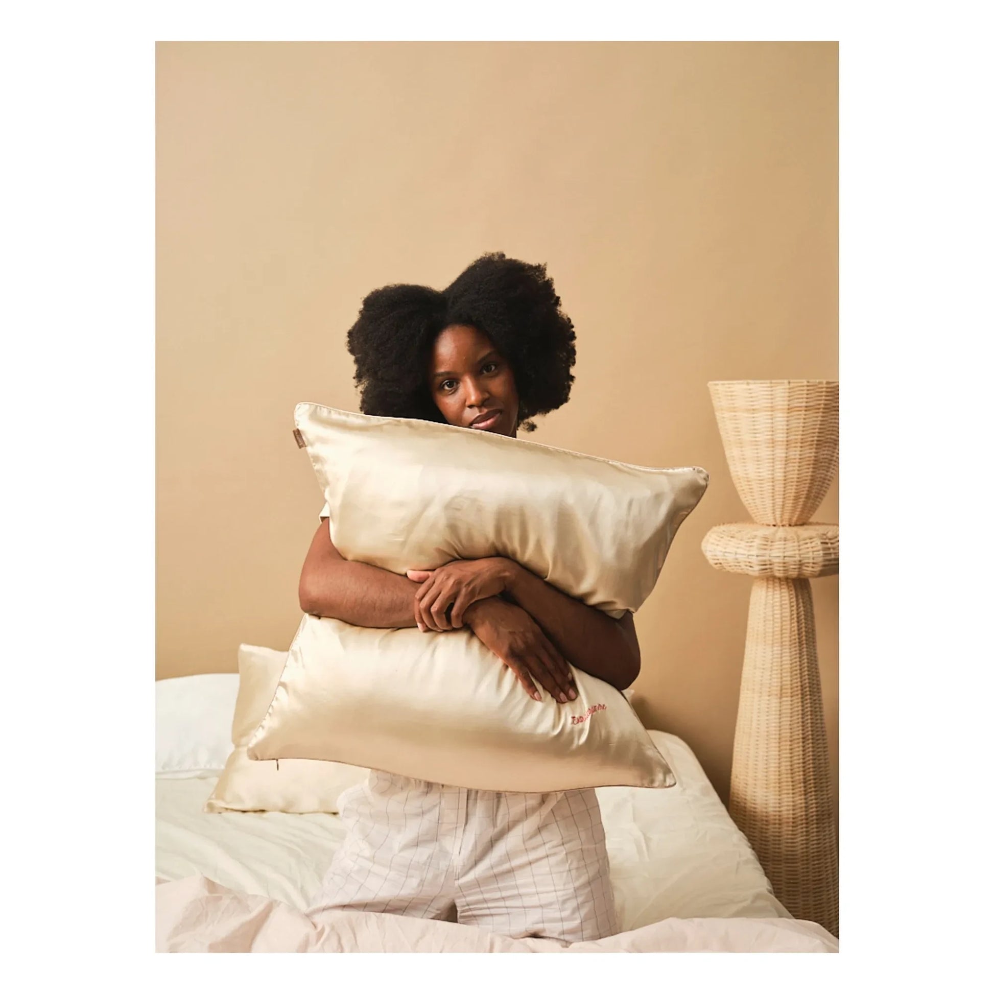 Emily's Pillow - Mulberry silk pillowcase  | Champagne