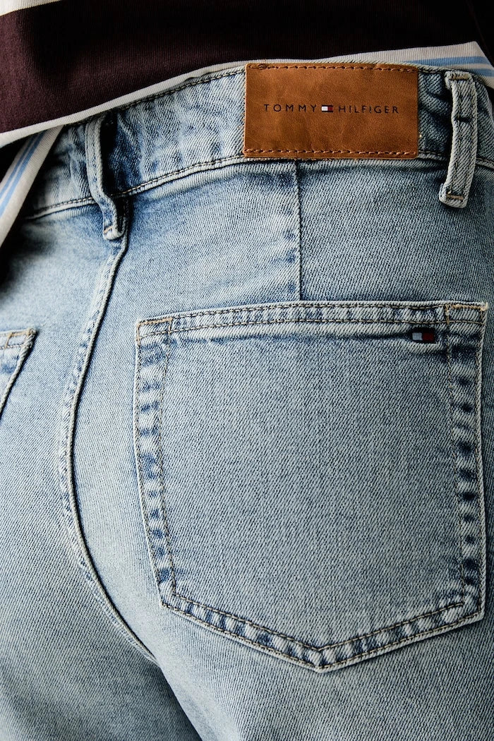 Tommy Hilfiger wide leg kadın jean pantolon