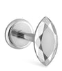 Faceted Marquise Threaded Stud Single Earring (5.5mm)