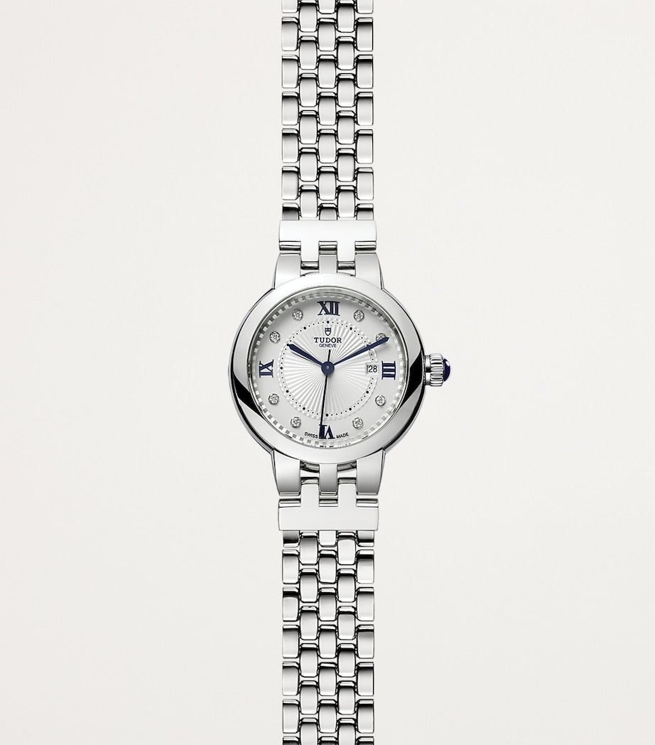 Clair de Rose Stainless Steel and Diamond Watch 30mm