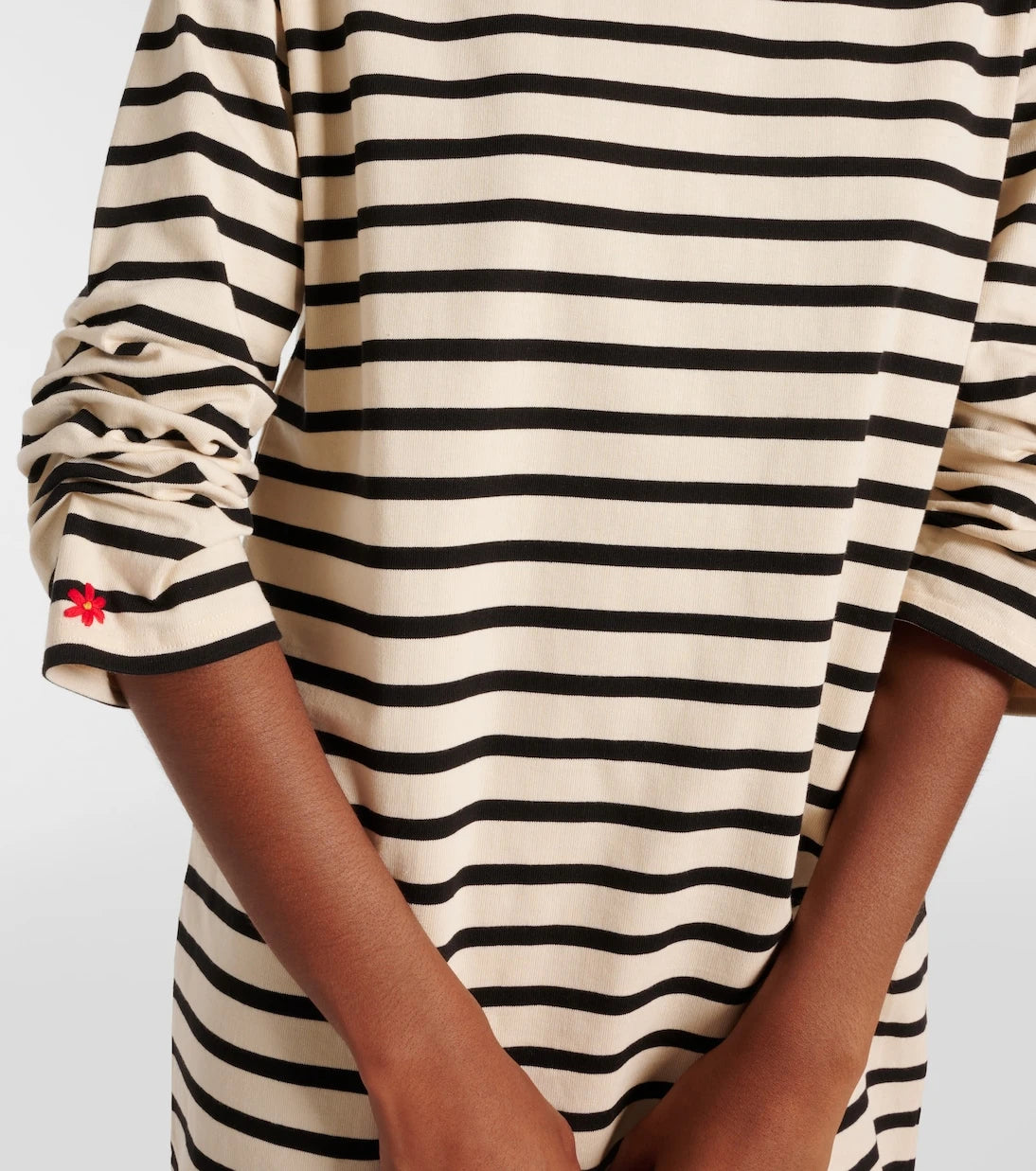 Tory Burch - Striped cotton minidress