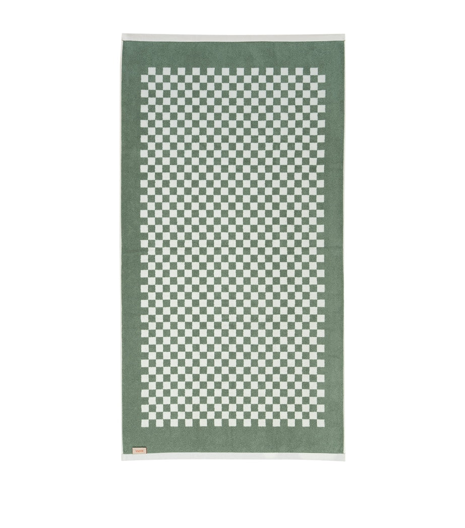 BAINA Check Roman Beach Towel (90cm x 170cm)