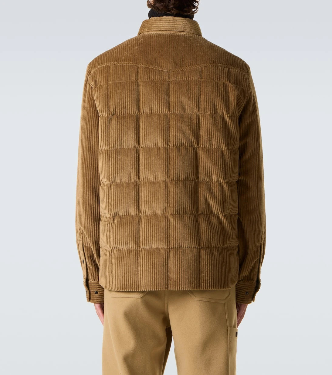 Moncler Grenoble - جاكيت Gelt مبطن من قطن الكوردروي