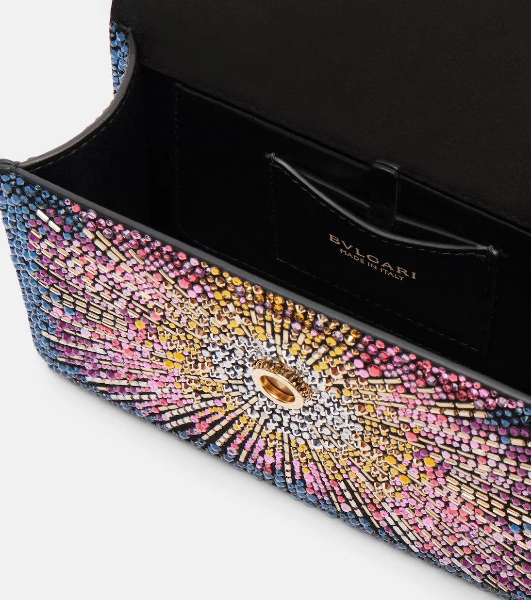 Bvlgari - حقيبة يد صغيرة Serpenti Forever من الجلد