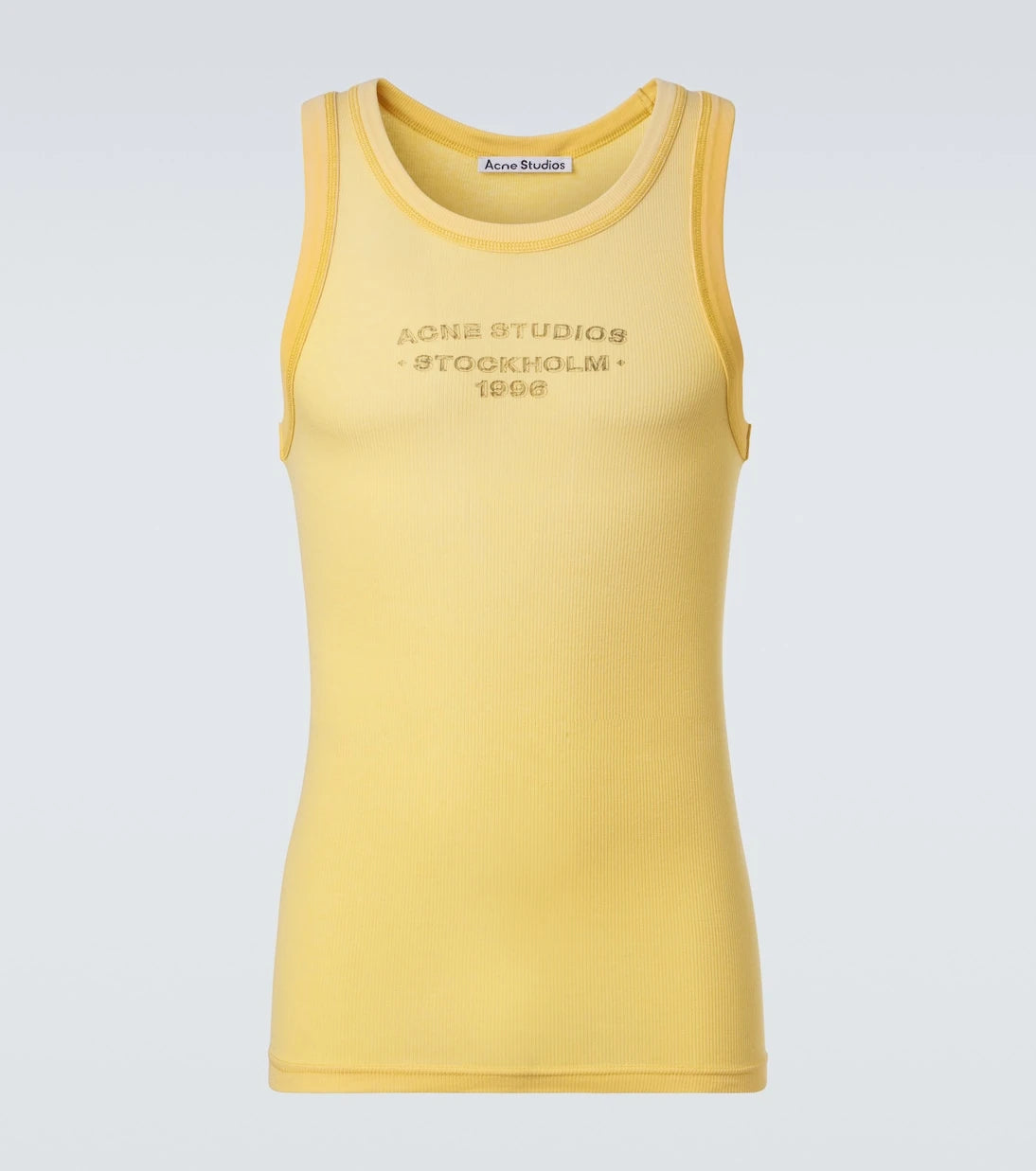 Acne Studios - Logo ribbed-knit tank top