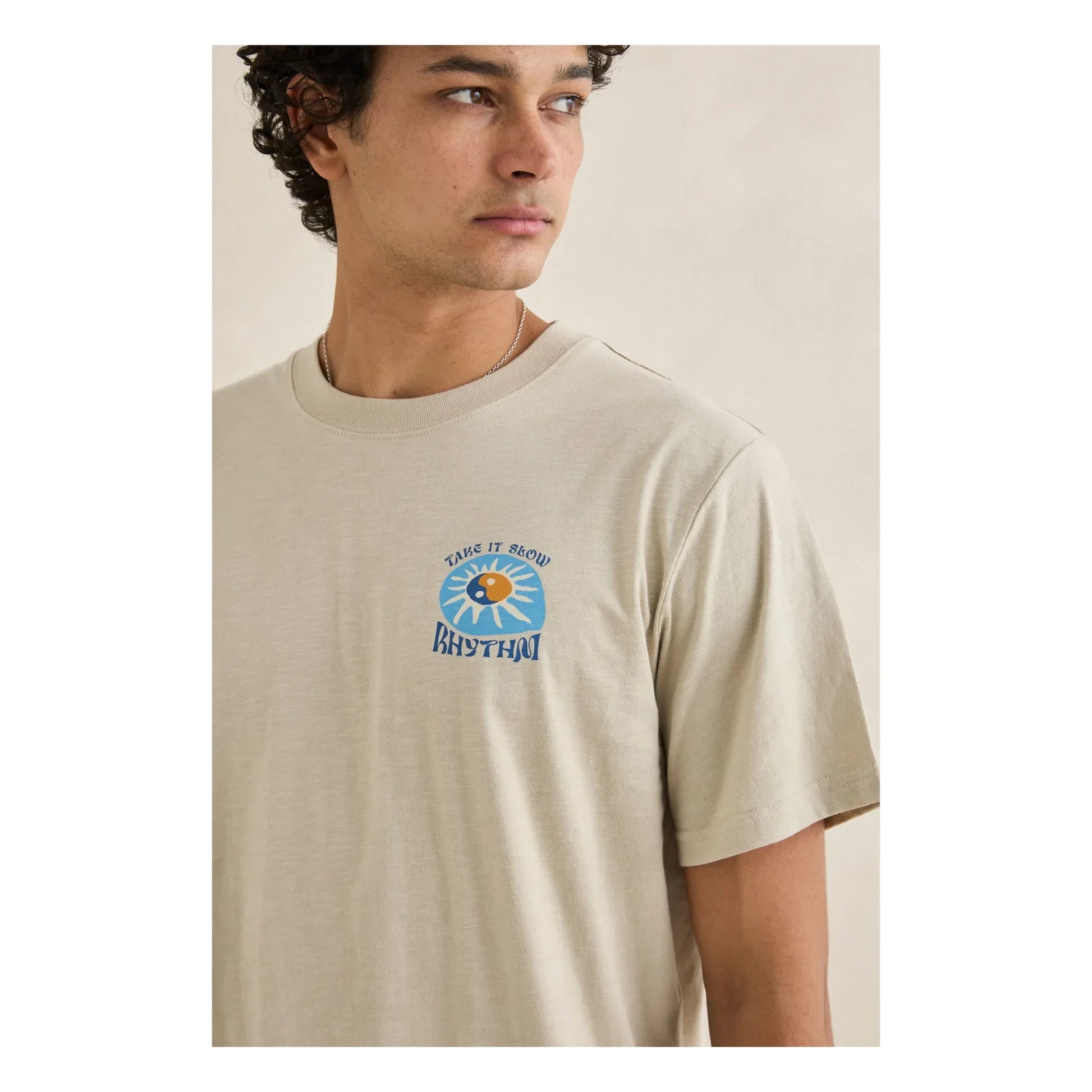 Rhythm - Slow Down T-shirt | Beige