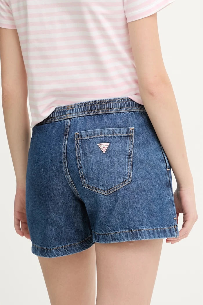Guess Jeans къс панталон дамски от деним