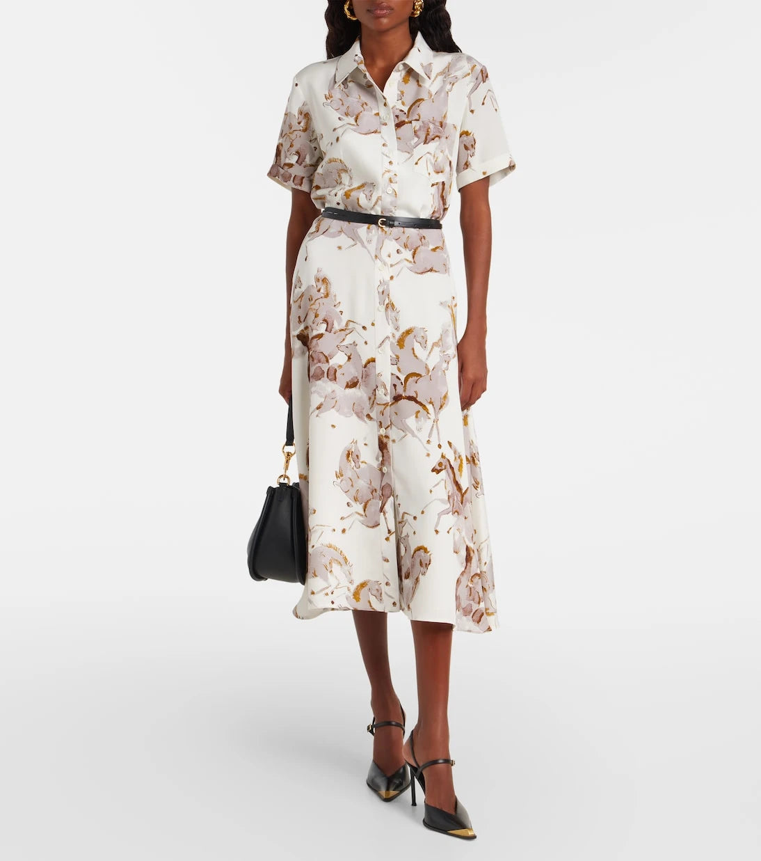 Altuzarra - Kiera printed silk shirt dress