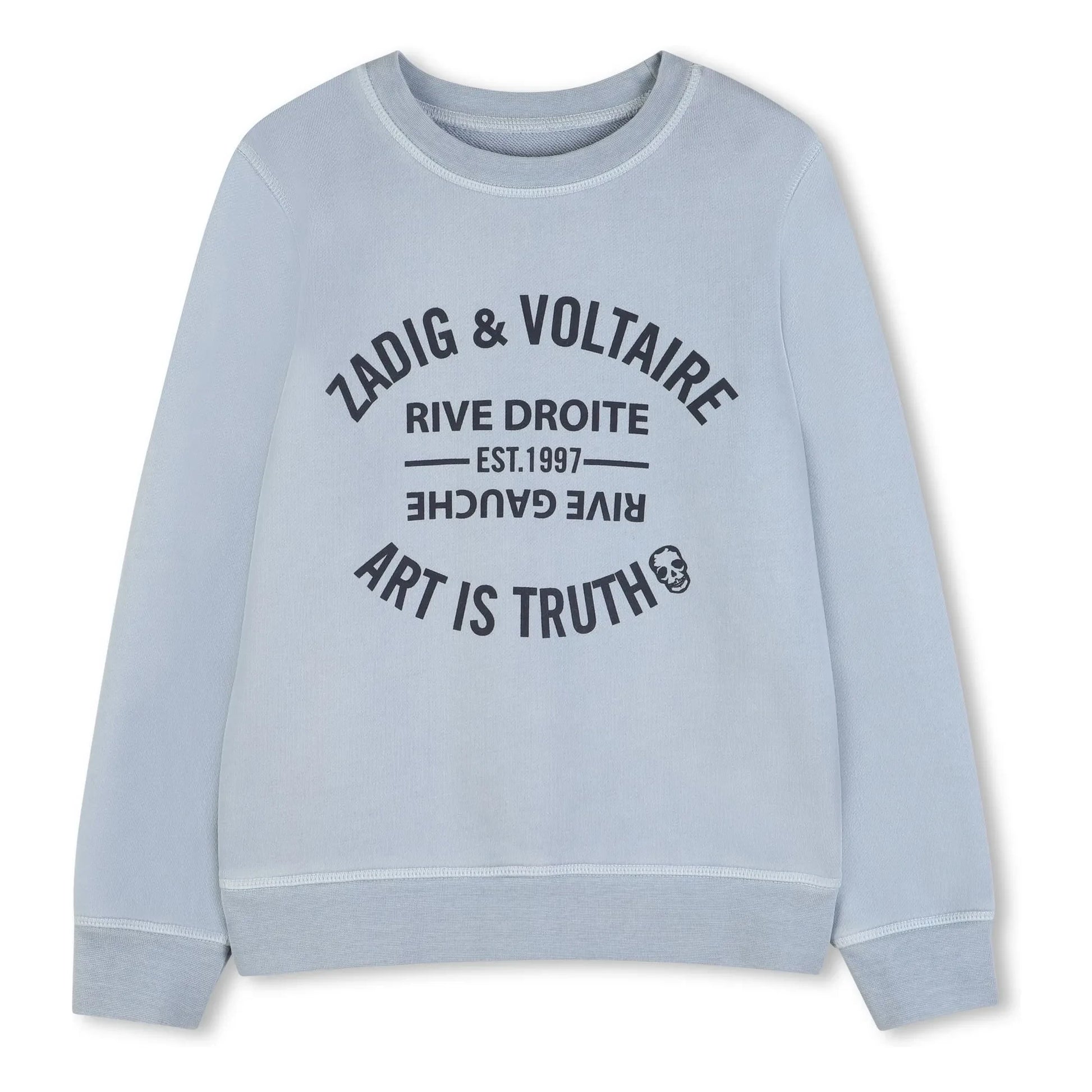 Zadig & Voltaire - Sweat Logo Art Is Truth | Pale blue