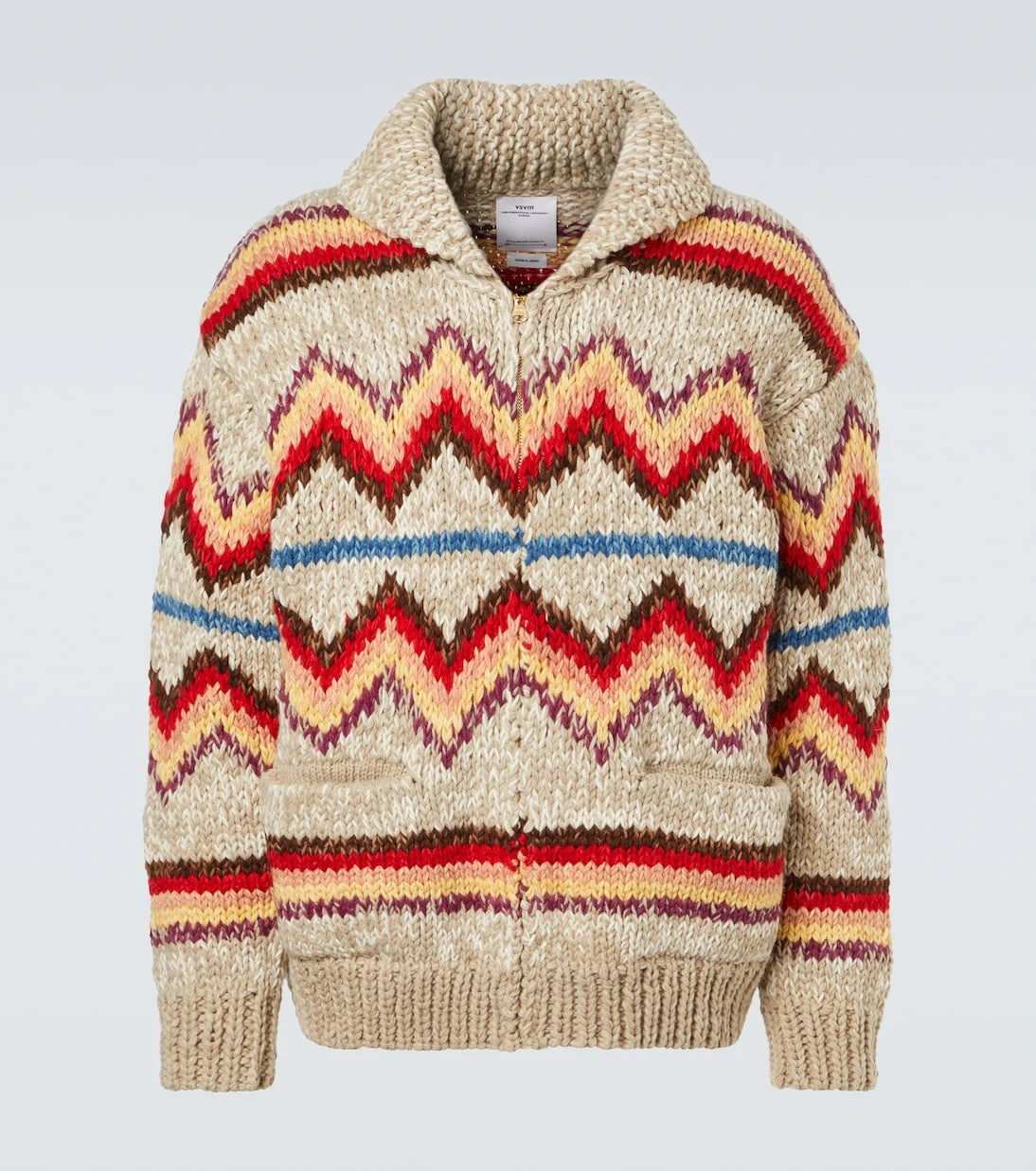 Visvim - Wool and cashmere jacquard cardigan