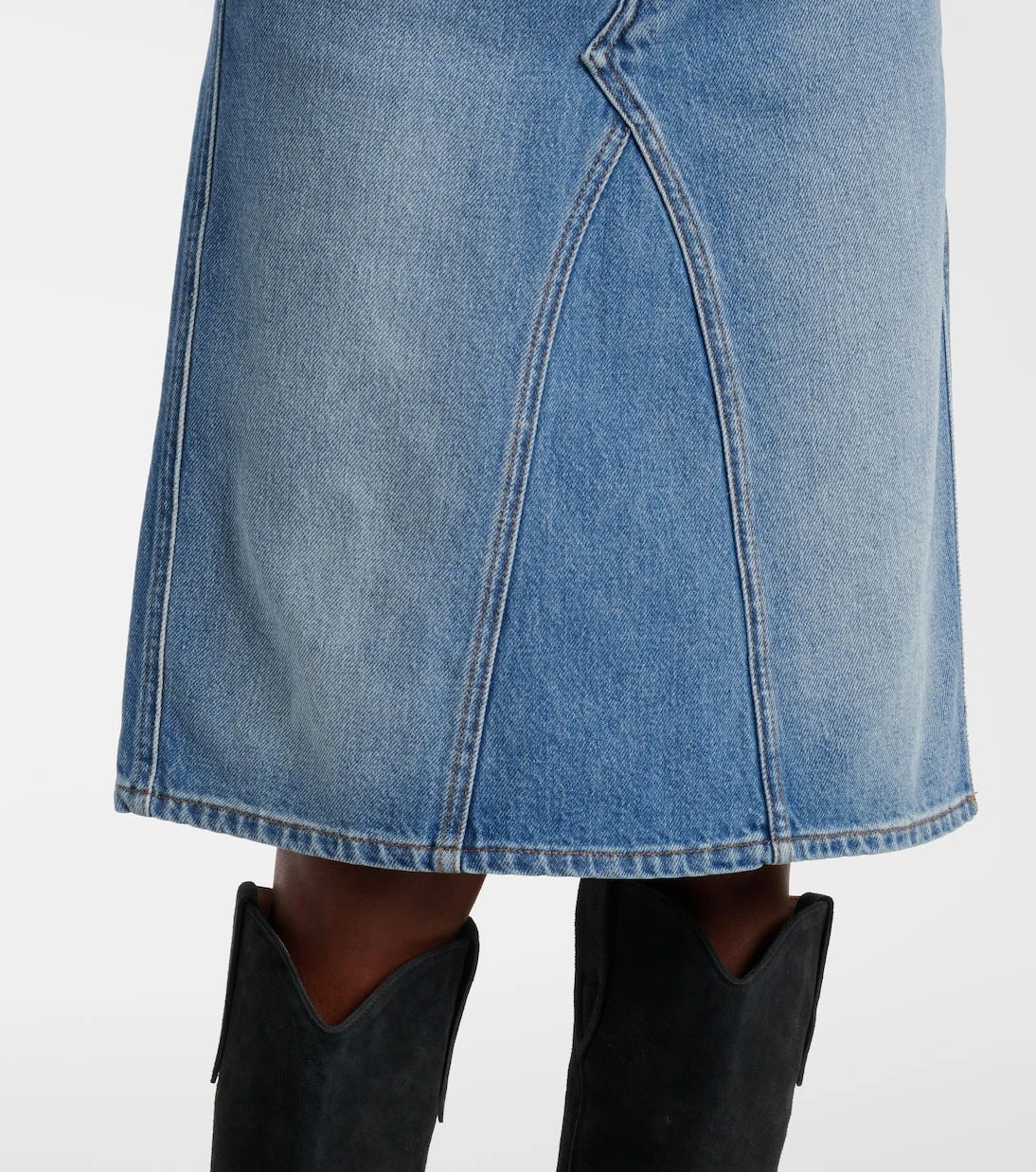 Marant Etoile - Fiali denim midi skirt