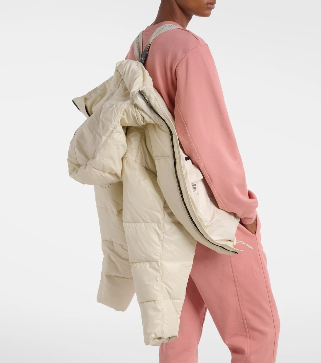 Adidas by Stella McCartney - Hooded cropped jacket