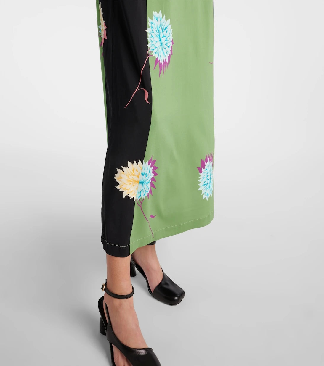 La DoubleJ - Swing printed jersey midi dress
