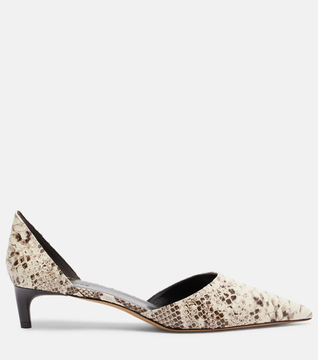 Le Monde Béryl - Dakota snake-effect leather pumps