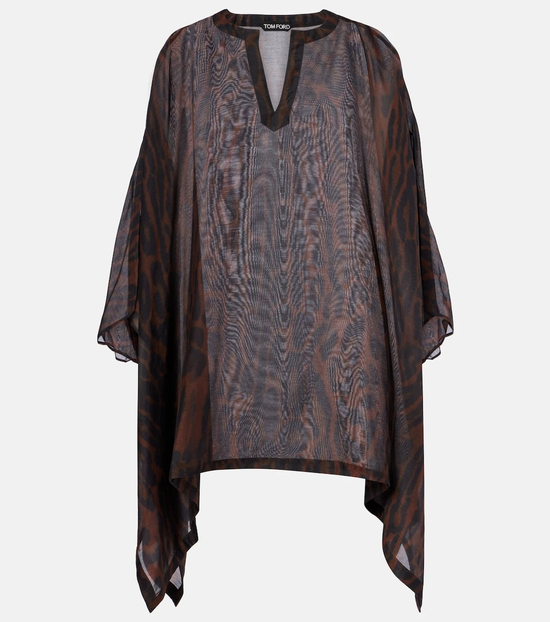 Tom Ford - Leopard-print cotton and silk kaftan