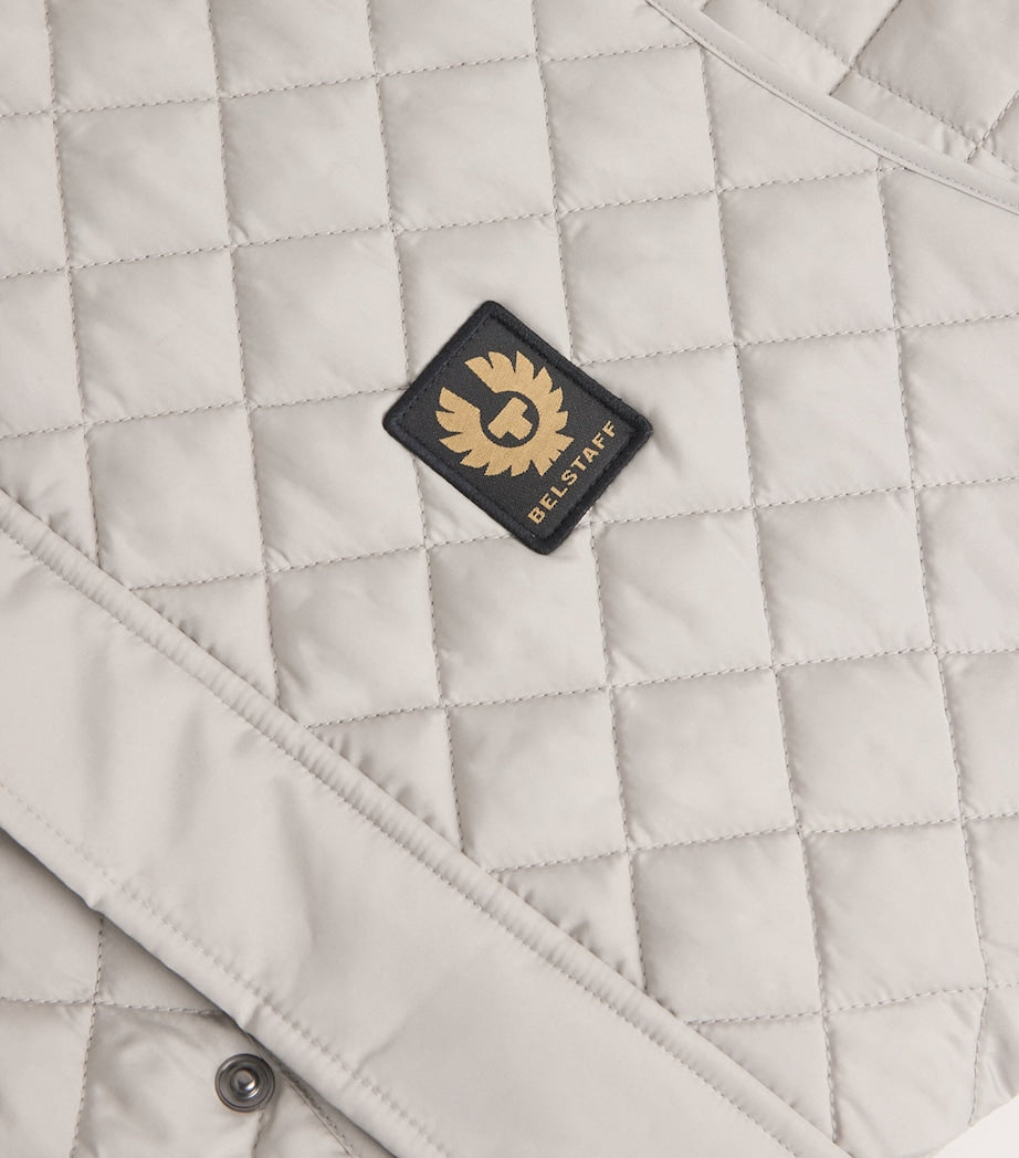 Grey Quilted Icon Gilet