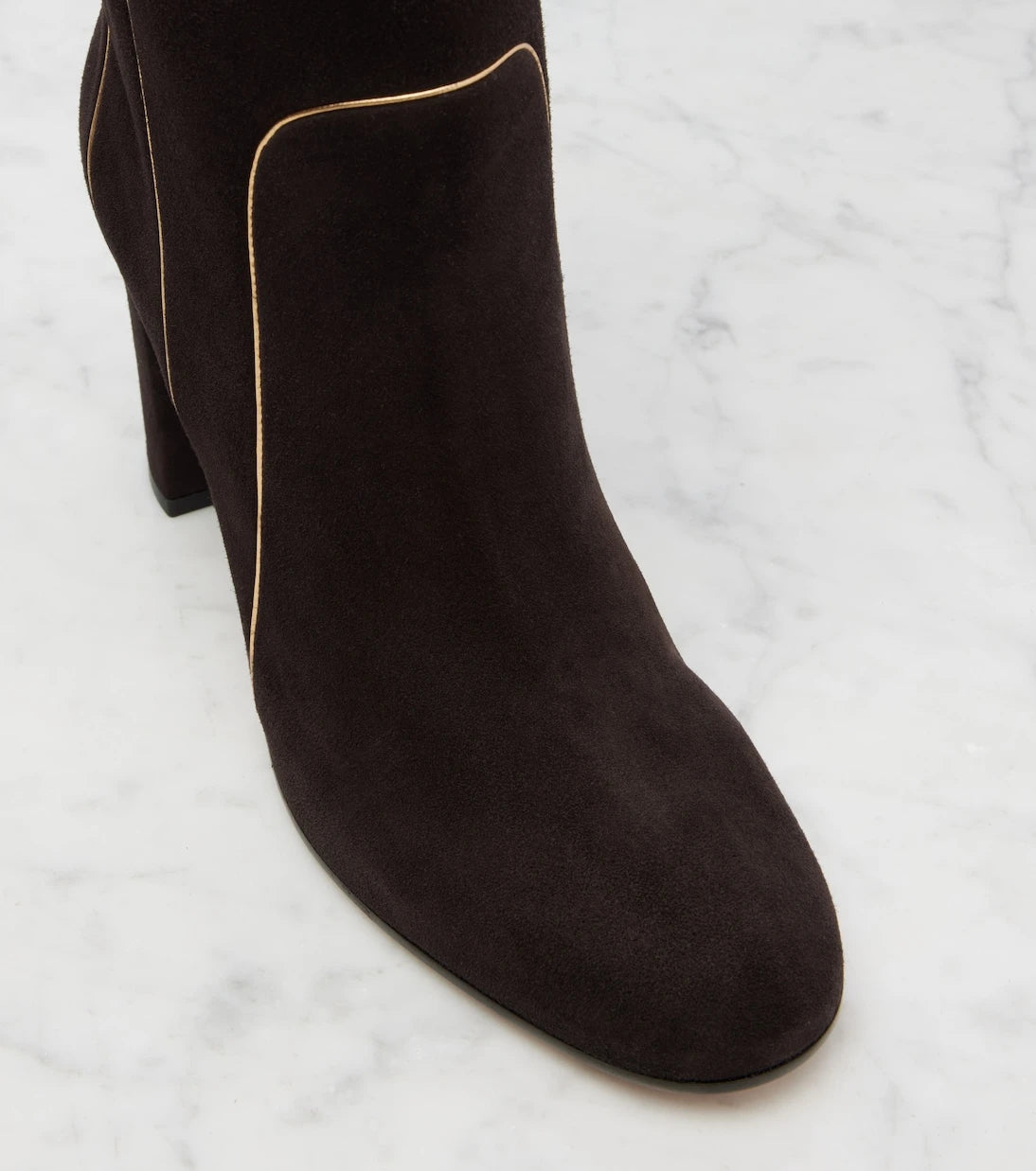Gianvito Rossi - 85 suede knee-high boots