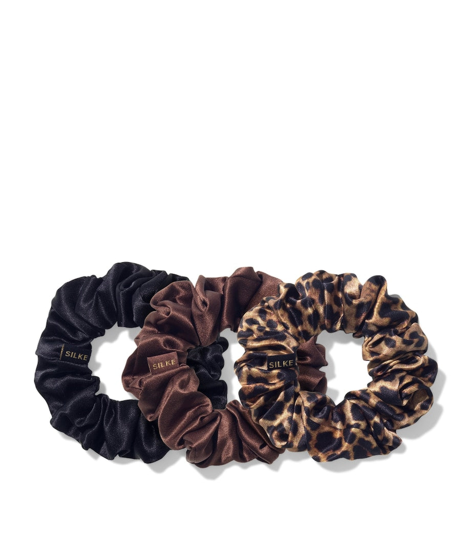Mulberry Silk Hair Scrunchies (Set of 3)