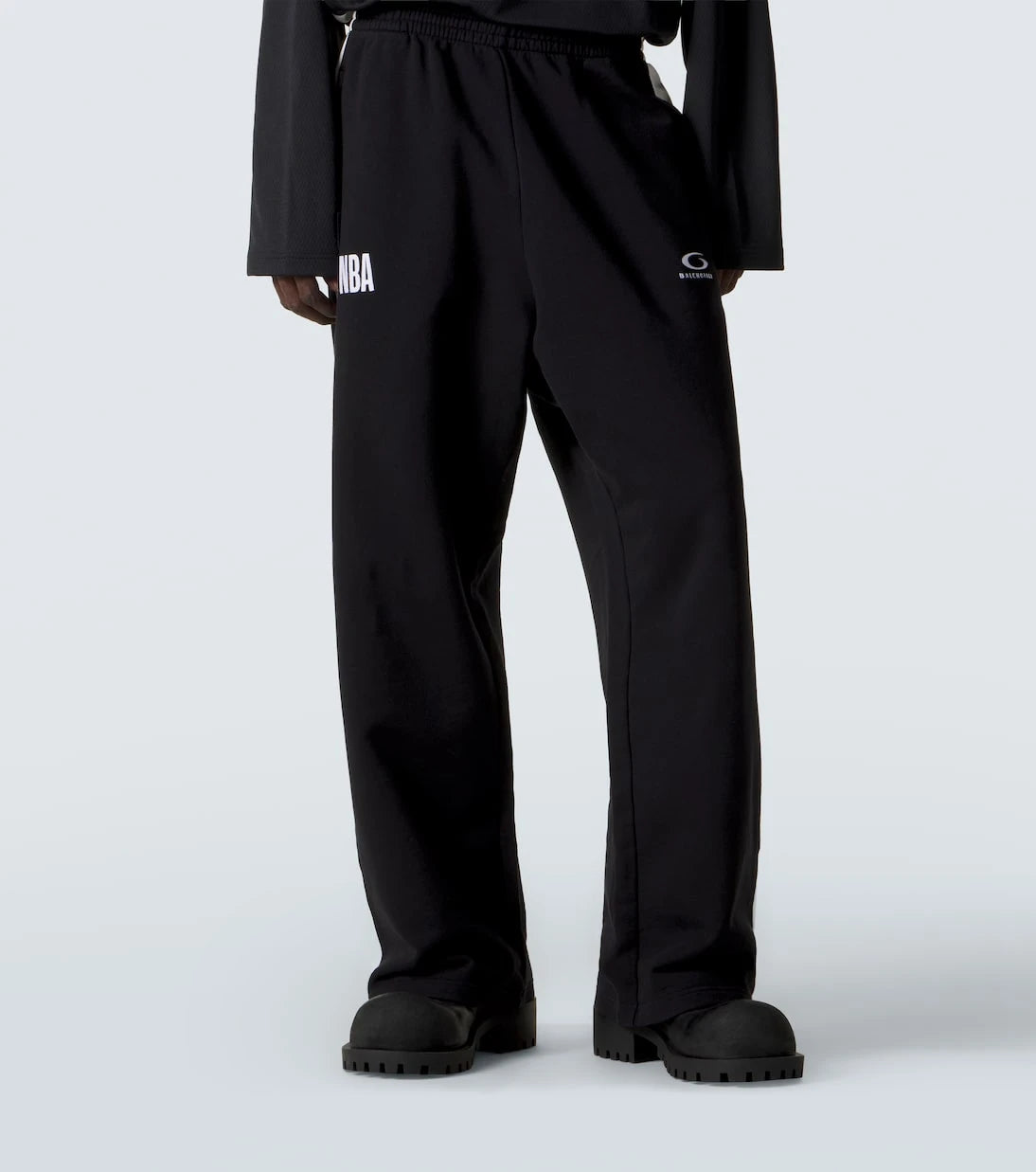 Balenciaga - x NBA logo cotton fleece sweatpants