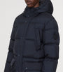 Burberry Navy Hooded Down Puffer Jacket