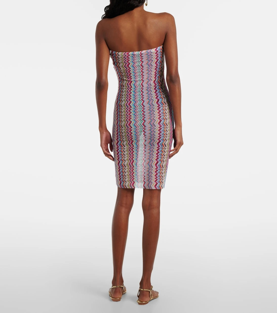 Missoni - Zigzag strapless minidress