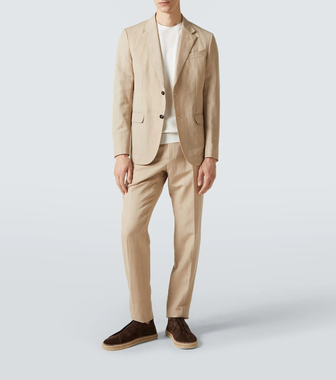 Zegna - Triple Stitch suede espadrilles