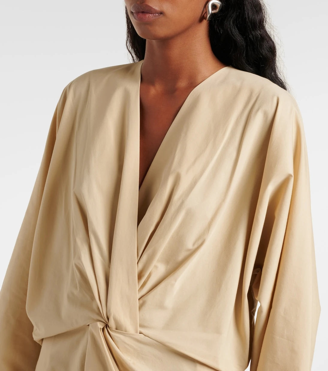 Tove - Ailin draped cotton midi dress