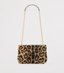 Saint Laurent Brown Mini Jamie 4.3 Leopard Print Shoulder Bag